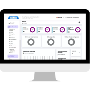 Sistema De Tickets On-line Com Site Suporte E Gerenciamento