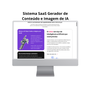 Sistema Saas Gerador De Conteúdo E Imagem De Ia