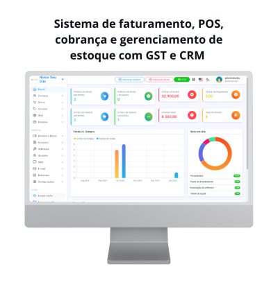 Sistema De Faturamento, Pos, Cobrança Estoque Com Gst E Crm