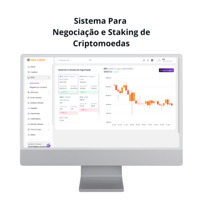 Sistema Para Negociação E Staking De Criptomoedas