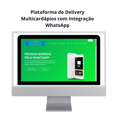 Plataforma de Delivery Multicardápios com Integração WhatsApp