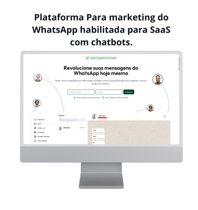 Plataforma Para Marketing Whatsapp Saas Com Chatbots